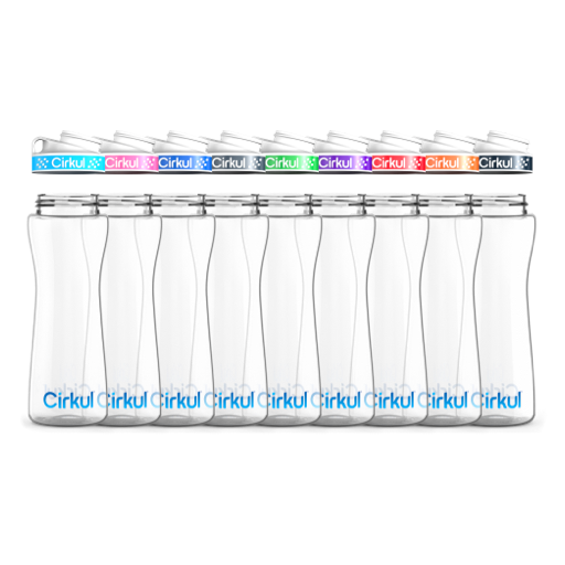 22oz. Plastic Bottle & Comfort Grip Lid