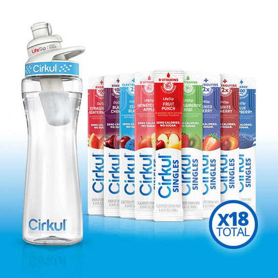22oz. Plastic Bottle & GoSip® Black Cherry U0