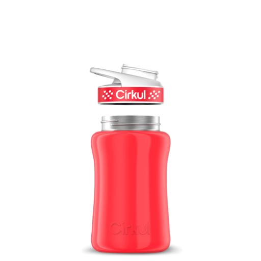 12oz. Stainless Steel Bottle & Comfort Grip Lid